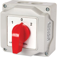 Пакетный переключатель "1-0-2" 3P 63A 400V в корпусе [8834-200] LK63/3.323-ОВ/45 E.NEXT