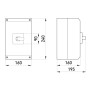 Пакетный переключатель "1-0-2" 4P 100A 400V в корпусе [i0360014] e.industrial.sb.1-0-2.4.100 E.NEXT