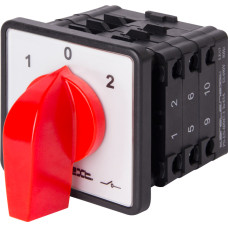 Пакетный переключатель "1-0-2" 3P 63A 400V [8831-200] LK63/3.323-ZP/45 E.NEXT