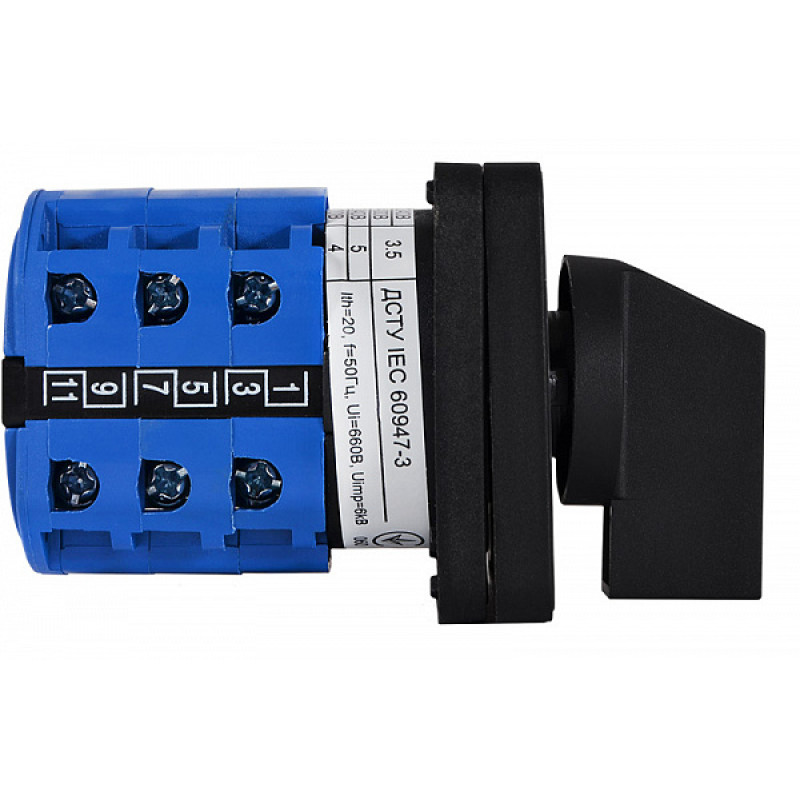 Пакетный переключатель "1-0-2" 3P 16A 400V [A0110010046] ПКП SBI 16А/3.833 АСКО