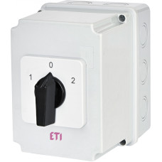 Пакетный переключатель "1-0-2" 3Р 40А 480V в корпусе [4773199] CS 40 53 PN2 ETI