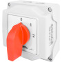 Пакетный переключатель "0-1-2" 4P 16A 400V в корпусе [8324-200] LK16/4.322-ОВ/45 E.NEXT