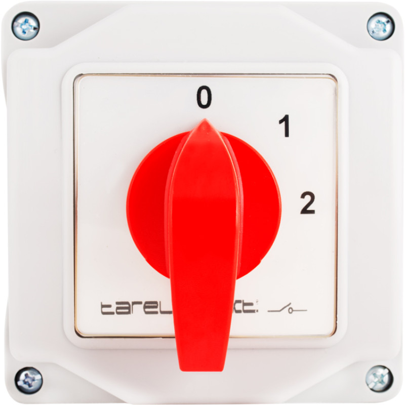Пакетный переключатель "0-1-2" 4P 16A 400V в корпусе [8324-200] LK16/4.322-ОВ/45 E.NEXT
