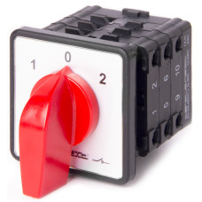 Пакетный переключатель "1-0-2" 3P 40A 400V на DIN рейку [8637-200] LK40/3.323-SP/45 E.NEXT