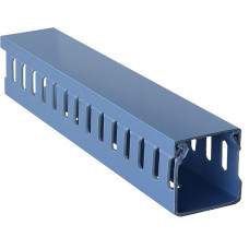 60x60мм Короб перфорированный L=99см ПВХ синий [A0070020011] АСКО
