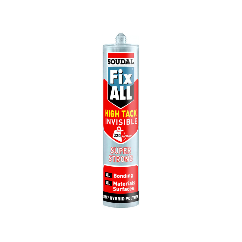 Клей-герметик SMX-полімер 290 мл прозорий [000020000000080101] FIX All HT Invisible Soudal
