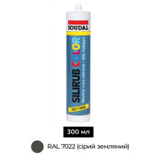Герметик силіконовий 300 мл RAL7022 сіра умбра (3шт.) [000020000000032018] Silirub Color Soudal