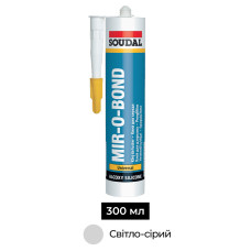 Клей-герметик для дзеркал 300 мл світло-сірий Mirobond (3шт.) [000020000000062001] Soudal