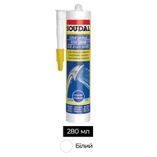Герметик силиконовый санитарный 280 мл белый [000020000000020001] Soudal
