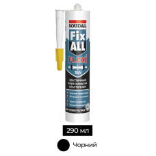 Клей-герметик SMX-полимер 290 мл черный [000020000000080005] FIX All Flexi Soudal