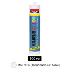 Герметик силиконовый 300 мл RAL9016 транспортный белый [000020000000032043] Silirub Color Soudal