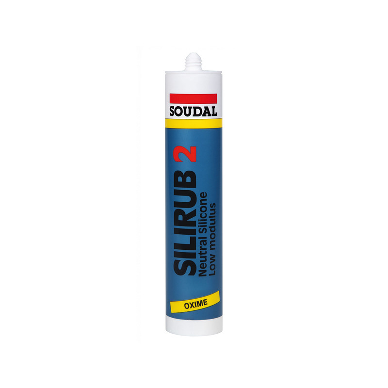 Герметик силиконовый нейтральный 300 мл белый [000020000000031001] SILIRUB 2 Soudal