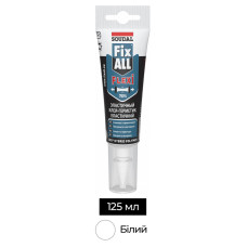 Клей-герметик SMX-полимер 125 мл белый [000020000000079200] FIX All Flexi Soudal