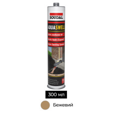 Герметик полиуретановый 300 мл бежевый [000020000000074100] AQUASWELL Soudal