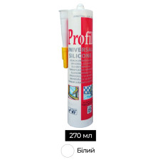 Герметик силиконовый универсальный 270 мл белый [000020000000011113] Profil Soudal