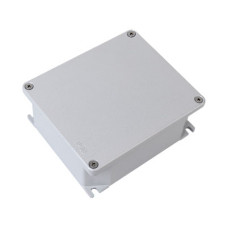 Коробка ответвительная алюминиевая окрашенная, ip66/ip67, ral9006, 392х298х144мм, Cosmec, дкс [65306]