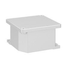 Коробка ответвительная алюминиевая окрашенная, ip66/ip67, ral9006, 90х90х53мм, Cosmec, дкс [65300]