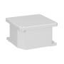 Коробка ответвительная алюминиевая окрашенная, ip66/ip67, ral9006, 90х90х53мм, Cosmec, дкс [65300]