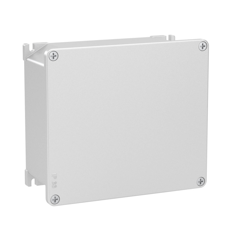 Коробка ответвительная алюминиевая окрашенная, ip66/ip67, ral9006, 178х155х74мм, Cosmec, дкс [65303]