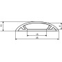 35x10мм Напольный кабель-канал (короб) L=2000мм ПВХ белый [A0070030012] АСКО