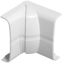 Кут внутрішній для плінтусного каналу 80x20мм змінний ПВХ білий [CKK11D-X-080-020-K01] КМВП UEC