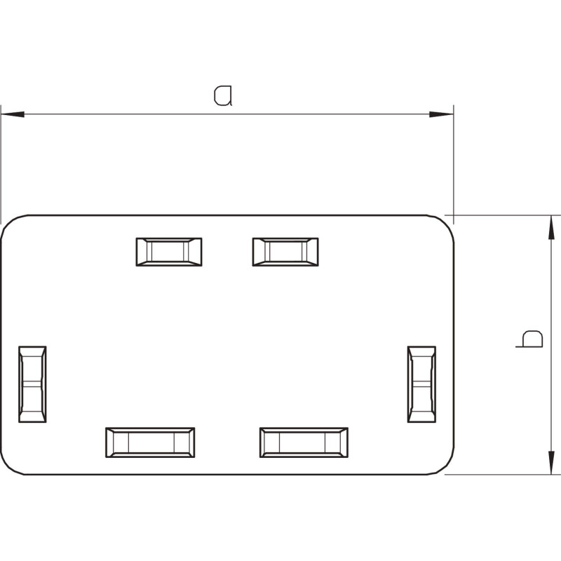 Заглушка для короба 210x60мм ПВХ белый [6193358] OBO Bettermann