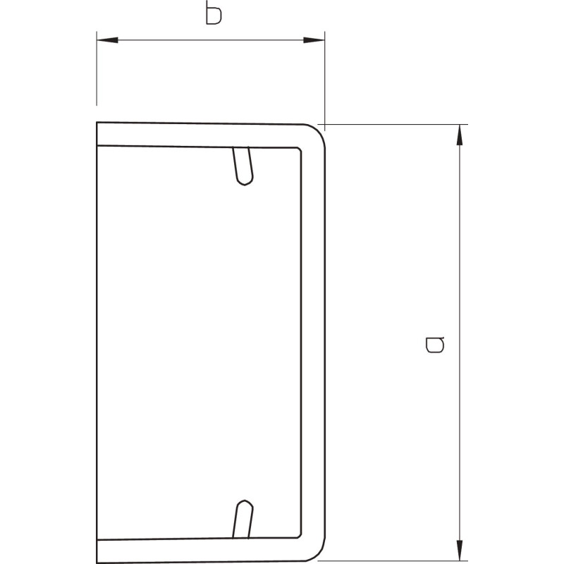 Заглушка для короба 30x10мм ПВХ белый [6154522] OBO Bettermann