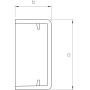 Заглушка для короба 30x10мм ПВХ белый [6154522] OBO Bettermann
