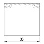 З'єднувач для короба 25x16мм ПВХ білий [s15033004] E.NEXT e.trunking.channel.stand.25.16