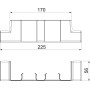 Соединитель Т-образный для короба 165x53мм ABS пластик белый [6113480] Rapid 45 OBO Bettermann