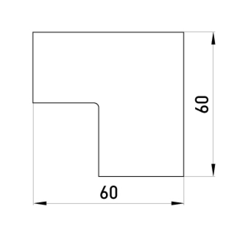Кут внутрішній для короба 40x40мм ПВХ білий [s4033007] E.NEXT e.trunking.blend.in.stand.40.40