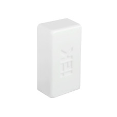 Заглушка для короба 12x12мм ПВХ білий [CKMP10D-Z-012-012-K01-R] КМЗ UEC