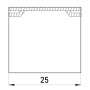 Соединитель для короба 25x25мм ПВХ белый [s15033010] E.NEXT e.trunking.channel.stand.25.25