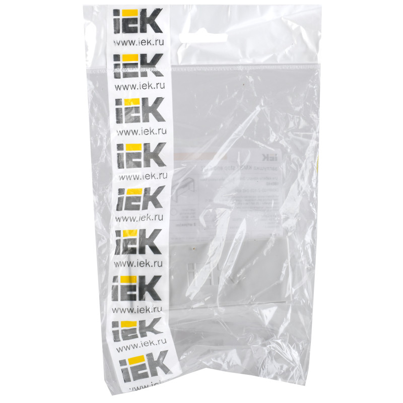 Заглушка для короба 100x40мм ПВХ белый [CKMP10D-Z-100-040-K01] КМЗ UEC