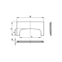 Адаптер 90х25мм до коробки SDN ABS пластик белый [01882] In-liner Classic ДКС