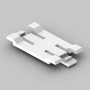 Распорка для короба RLH 60x40мм безгалогенный белый [RLH 60X40HF_HB] Kopos