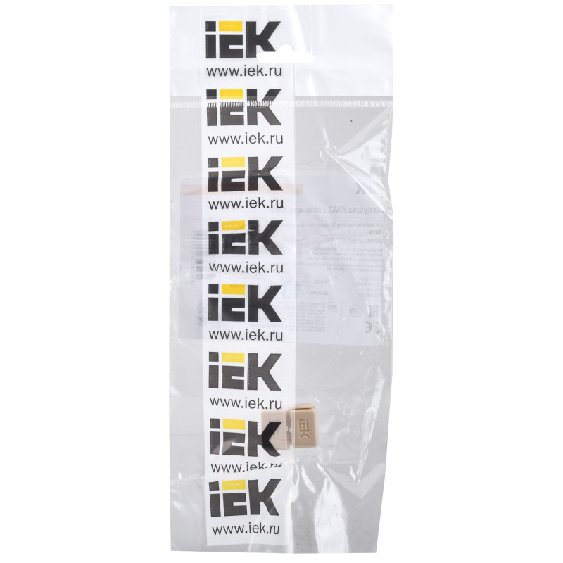 Заглушка для короба 15x10мм ПВХ сосна [CKK20D-Z-015-010-K01] КМЗ UEC