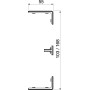 Накладка на стык 100x53, 165x53 мм ABS пластик белый [6113020] Rapid 45 OBO Bettermann