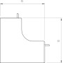 Угол внутренний для короба 130x60мм ПВХ белый [6192041] OBO Bettermann