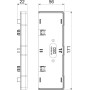 Заглушка для короба 165x53мм ABS пластик белый [6113470] Rapid 45 OBO Bettermann