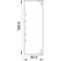170x60мм Кабель-канал (короб) L=99см белый [6191258] ПВХ магистральный OBO Bettermann