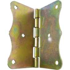 Петля декоративная 80х63мм цинк желтый [3M0003M13788612112] Metalvis