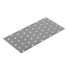 Пластина 100х240х2мм оцинкованная перфорированная [3MU005000000A0B420] Metalvis