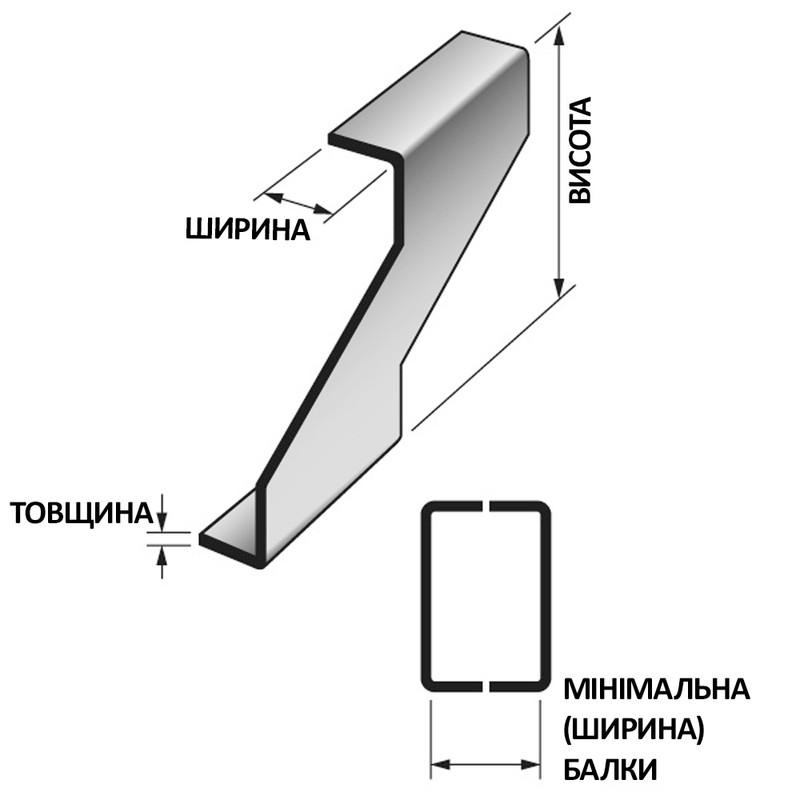 Пластина підтримувальна 154x72x35x2мм оцинкована Гербера (компл.) [3MU00501A547235000] Metalvis