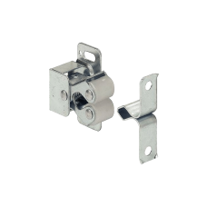 Защелка роликовая 32х28х13мм цинк белый (5 шт.) [3M0003M06903228132] Metalvis