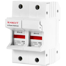 Держатель предохранителя 2р 63А 14х51мм [i0300005] e.fuse.1451.h2 E.NEXT