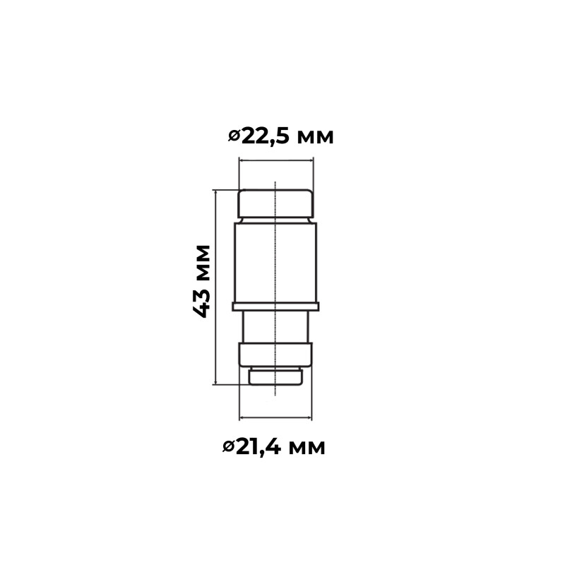 Запобіжник циліндричний плавкий 80A gL/gG D03 M30x2 [2213001] D0 ETI