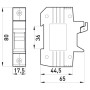 Тримач запобіжника 1р 32А 10х38мм [i0300001] e.fuse.1038.h1 E.NEXT