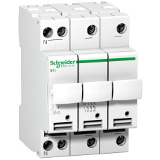 Разъединитель предохранителя 3P+N 20A 400В 8,5x31,5мм [A9N15657] STI Schneider Electric