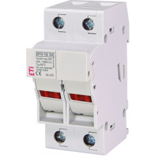 Держатель предохранителя 2P 25A 10х38мм 1000V DC LED для солнечных панелей (PV систем) [2540213] EFH 10 ETI